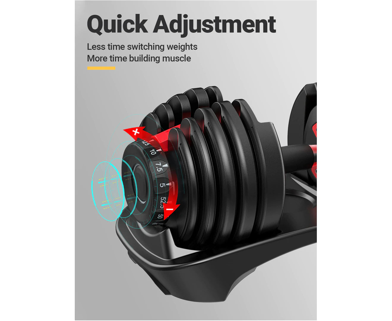48kg Adjustable Dumbbells Dumbbell Set! 2 x 24kg - FREE POSTAGE